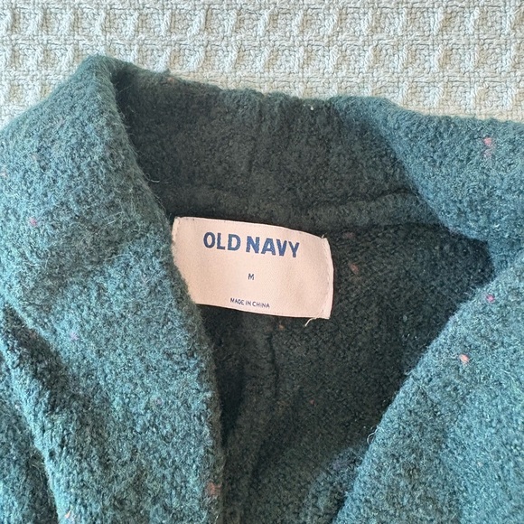 Old Navy Forest Green Confetti Knit Cardigan - Picture 3 of 3